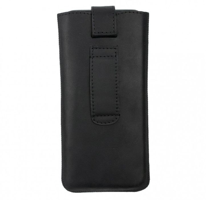 Універсальний шкіряний чохол-кишеню для Samsung Galaxy S8Plus /S9Plus Чорний, Чорний