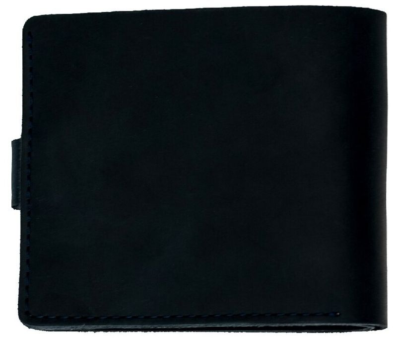 Leather Wallet KISA Crazy Horse Blue