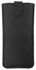 Шкіряний чохол-кишеня Valenta для телефону (143 х 73 х 8,5 мм) Чорний, Чорний