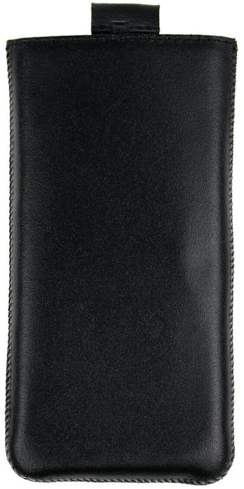 Кожаный чехол-карман Valenta для Samsung Galaxy J4 2018 Черный, Черный