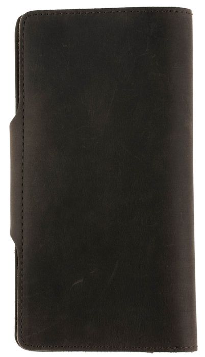 Valenta leather double wallet brown Crazy Horse