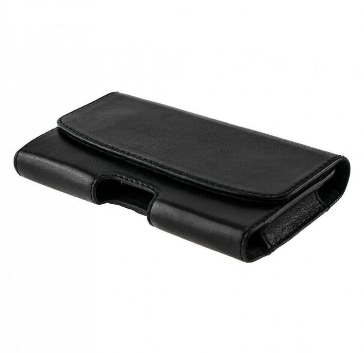 Кожаный чехол на ремень Valenta 1299XL для iPhone 13 Pro Max, Черный