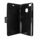 Кожаный черный чехол-книжка Valenta для Huawei P9 Lite, Черный