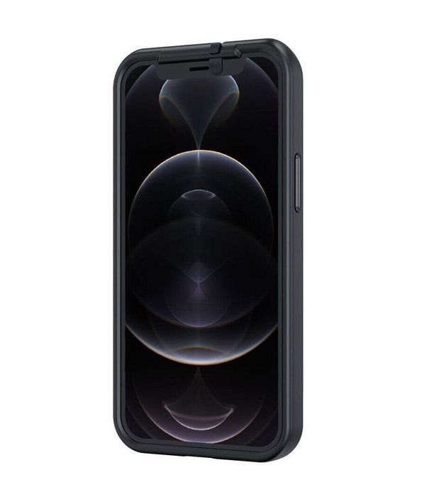 Захисний чохол для iPhone 12 VALENTA X SPY-FY зі шторками для камер, Чорний