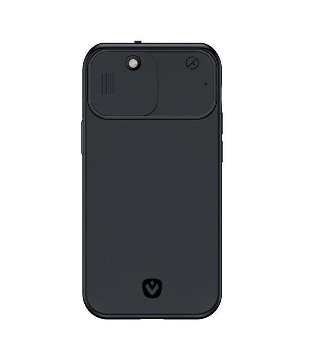 Защитный чехол для iPhone 12 VALENTA X SPY-FY с шторками для камер, Черный