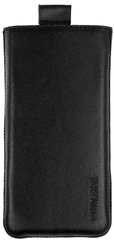 Кожаный чехол-карман Valenta для Sigma X-style 315 LIDER Черный, Черный