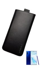 Кожаный чехол-карман Valenta С564 для Samsung Galaxy Note 10 Plus Черный