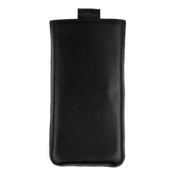 Шкіряний чохол-кишеня Valenta 564IP6p для телефонів до 162х77х8 мм Чорний