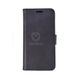 Кожаный черный чехол-книжка Valenta для Google Nexus 5X, Чорний