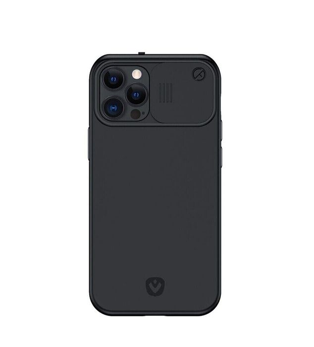 Защитный чехол для iPhone 12 Mini VALENTA X SPY-FY с шторками для камер, Черный