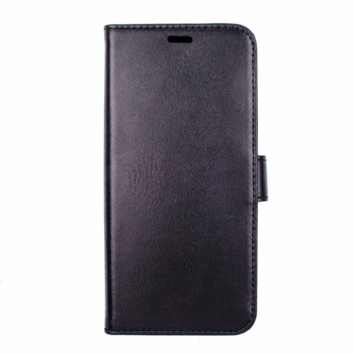 Кожаный чехол-книжка Valenta для телефона Samsung Galaxy S8 Plus, The black
