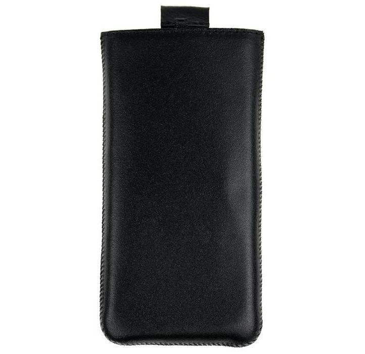Шкіряний чохол-кишеня VALENTA для смартфона Prestigio Muze B7 Чорний, Чорний