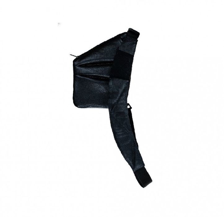 Кожаная мужская сумка через плечо Valenta С1425 Черная, Черный