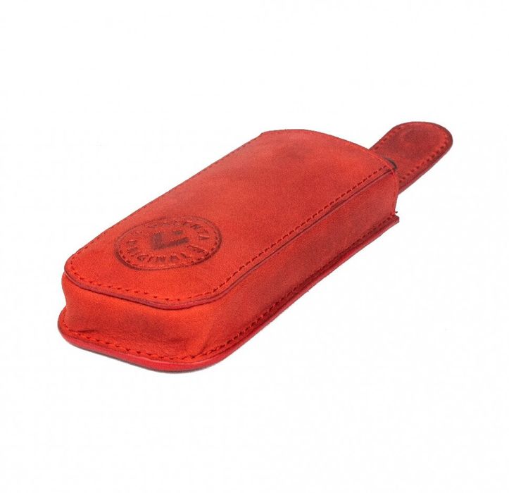 Leather case for IQOS 3 DUOS Valenta Red, EC412, Red