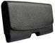 Кожаный чехол на ремень Valenta 1299XL для LG G8X ThinQ Черный Флотар