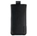 Кожаный чехол-карман VALENTA для смартфона Prestigio Muze B7 Чёрный, Черный