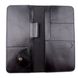 Дорожный черный кожаный органайзер для документов Valenta, ХР59331, The black