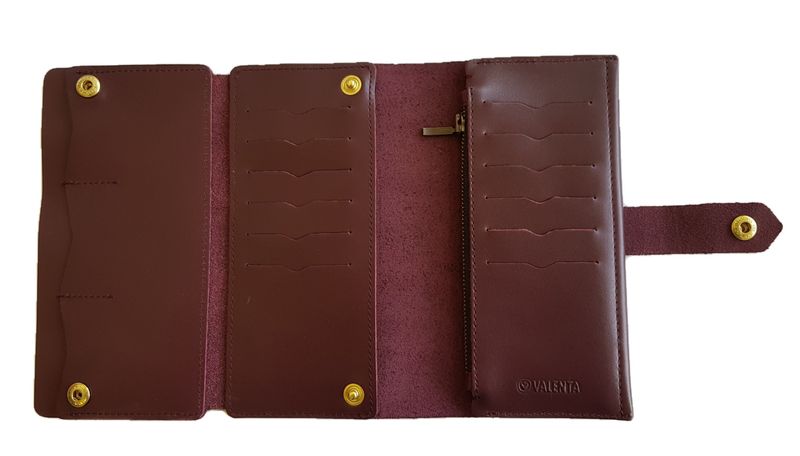 Valenta Cambiata leather wallet ХР246 Burgundy