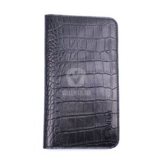 Шкіряний гаманець з відділенням для телефону Valenta 1153XL, Чорний