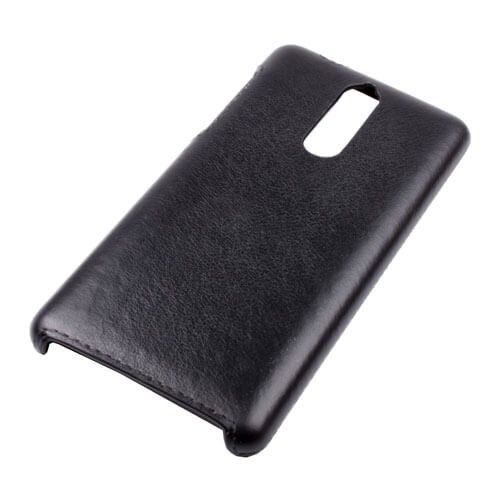 Кожаный чехол-накладка Valenta для телефона Nokia 8 Dual Sim, The black