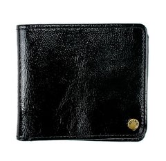 Women's black leather wallet Valenta Lac