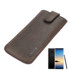 Кожаный чехол-карман С1009 Valenta для Samsung Galaxy Note 8 Темно-коричневый, Коричневый