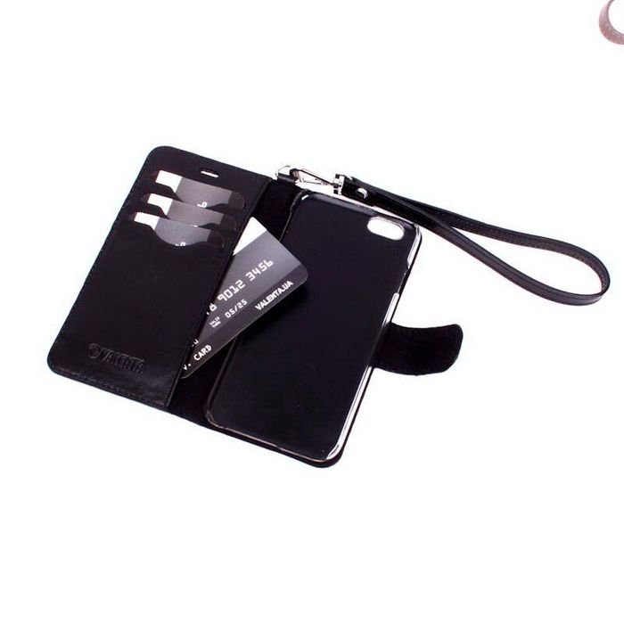 Кожаный чехол Valenta для Apple iPhone 6/6S, The black
