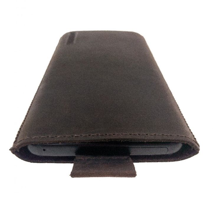 Кожаный чехол-карман VALENTA для смартфона Huawei Mate 10 Lite, Черный