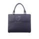 Кожаная синяя женская деловая сумка Valenta, Темно-синій