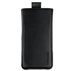 Кожаный чехол-карман Valenta 564T3 (155х77,5х8 мм), Черный