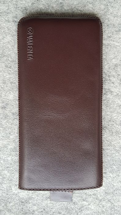Шкіряний чохол-кишеня Valenta для телефонів до 166x78x8 мм Коричневий