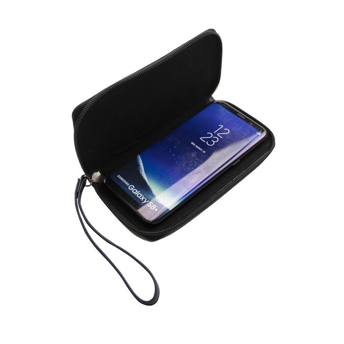 Кожаный футляр на молнии Valenta 1317XL для Samsung Galaxy A52 Коричневый