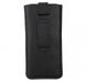 Шкіряний чохол-кишеня Valenta C1009sgn8 для телефонів (163 х 75 х 9 мм) Чорний, Чорний