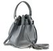 Кожаная женская сумка-мешок Valenta ВЕ6173 Серая