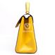 Кожаная желтая женская сумка-келли Valenta, Yellow