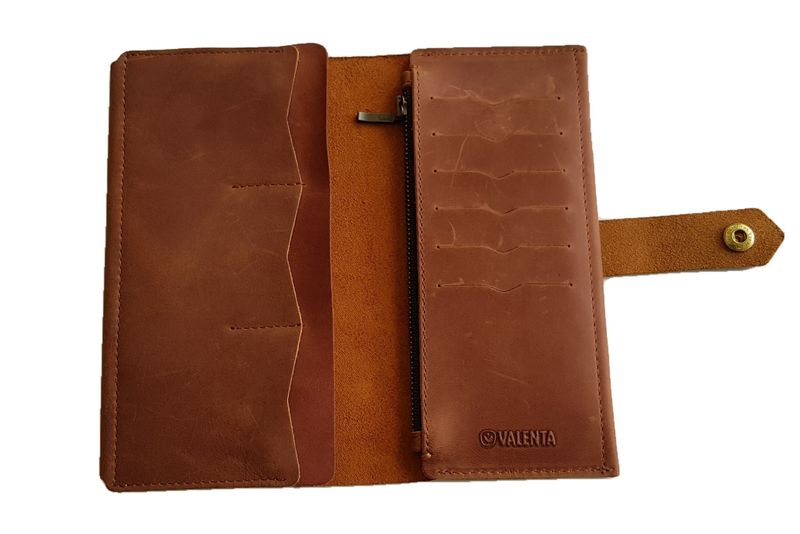 Valenta Cambiata leather wallet ХР246 Cognac