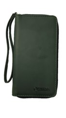 Кожаный футляр на молнии Valenta 1317XL для Realme 8 Pro Зеленый