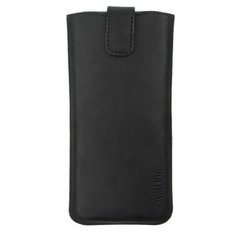 Кожаный чехол-карман Valenta C1009 для Nokia G20 Черный