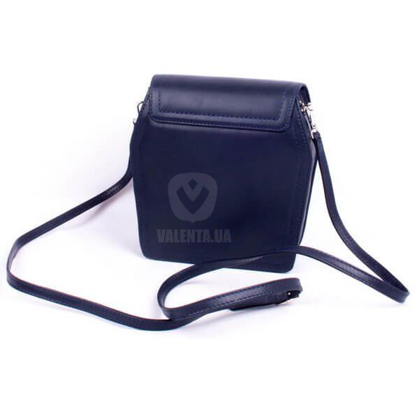 Женская кожаная сумочка-ромб Valenta, Dark blue