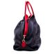 Шкіряна чорно-червона жіноча сумка-кільце Valenta, Black, Red