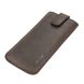 Шкіряний чохол-кишеня С1009 Valenta для смартфонів (163 х 75 х 9 мм) Темно-коричневий, Коричневий
