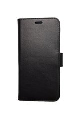 Шкіряний чохол-книжка Valenta для Samsung Galaxy A40 Чорний, Чорний