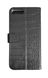 Кожаный черный чехол-книжка Valenta для iPhone 7 Plus/ 7S Plus/ 8 Plus с тиснением кроко, Черный