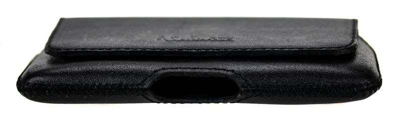 Чохол на ремінь Valenta С918 для телефонів до 144х73х10 мм чорний шльовка, Чорний