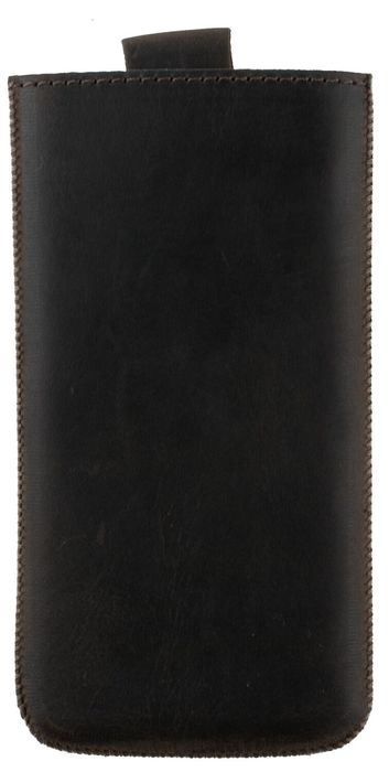 Кожаный чехол-карман Valenta для Samsung Galaxy A8 Plus Коричневый