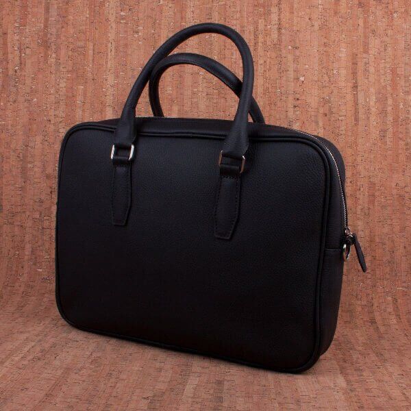 Кожаная мужская деловая сумка ВМ7036 Valenta, Черный