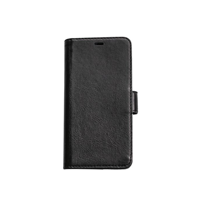 Шкіряний чорний чохол-книжка Valenta для Xiaomi Redmi Note 7, Чорний