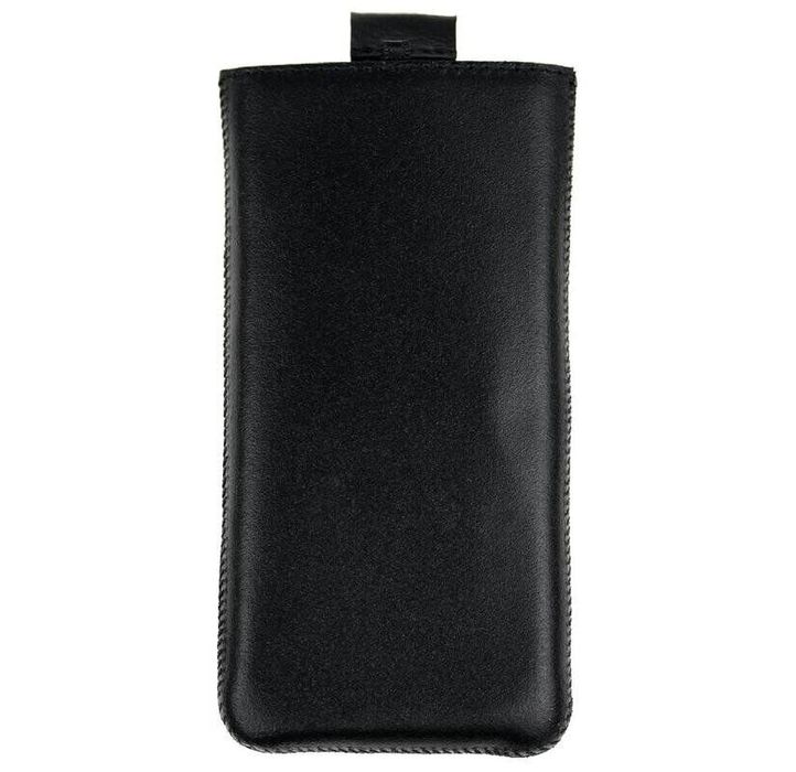 Кожаный чехол-карман VALENTA для LG G8 ThinQ, Черный
