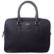 Leather men's business bag BM7036 Valenta, The black