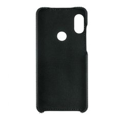 Кожаный чехол-накладка Valenta для телефона Xiaomi Redmi Note 5, The black